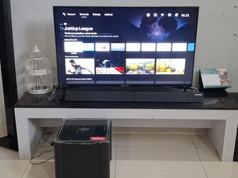 Poytron sound bar 43 inc mulus