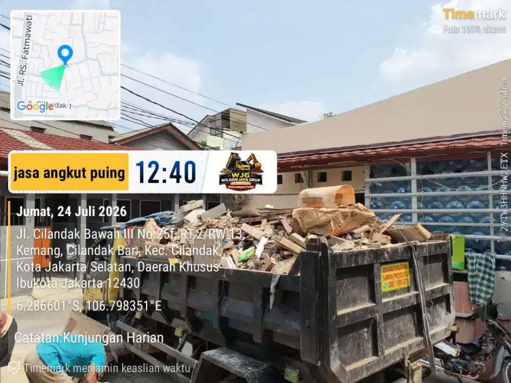 Jasa buang puing sampah