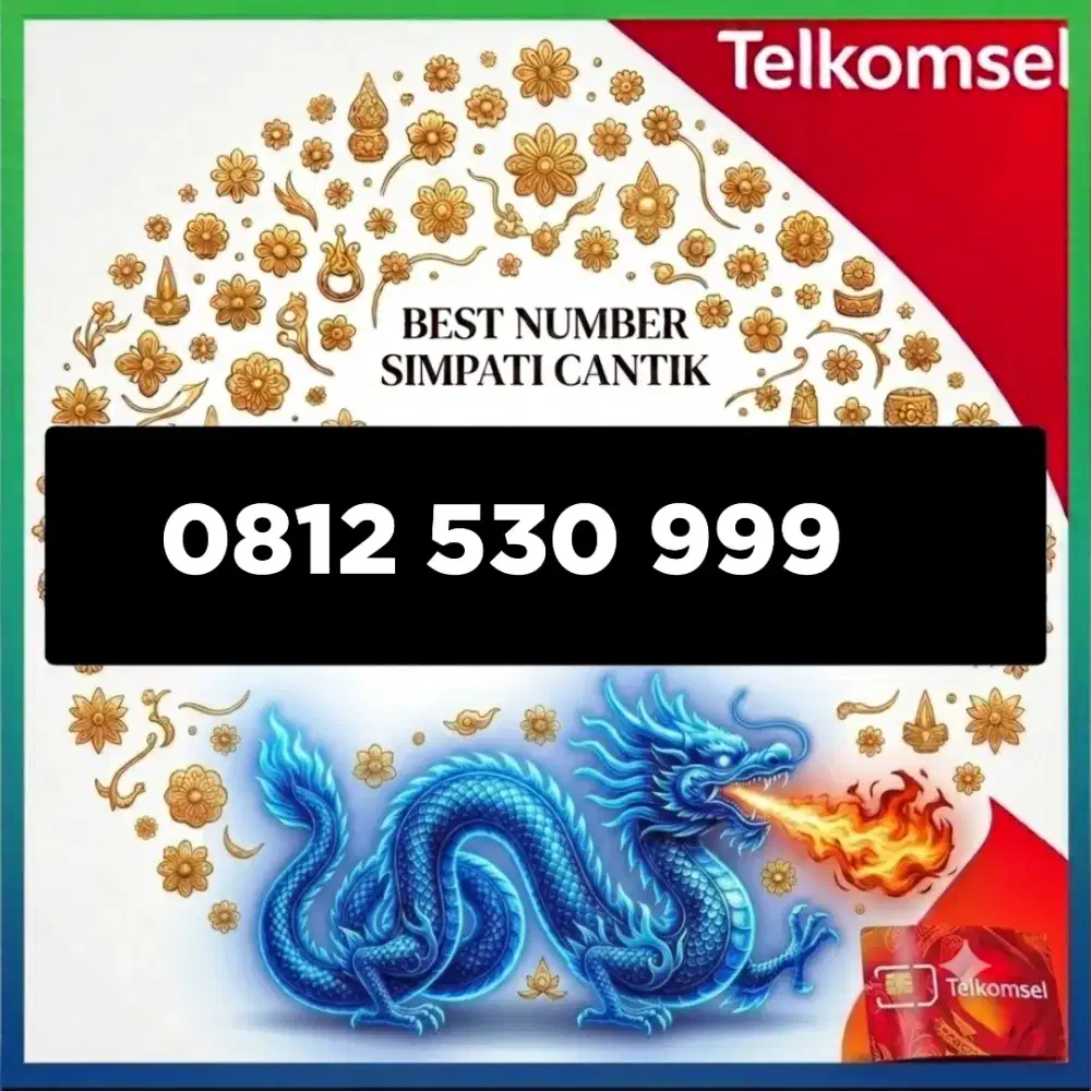 Nomor cantik simpati Telkomsel super 10 digit