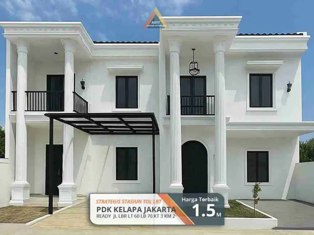 rumah baru dalam cluster 
pondok bambu duren sawit