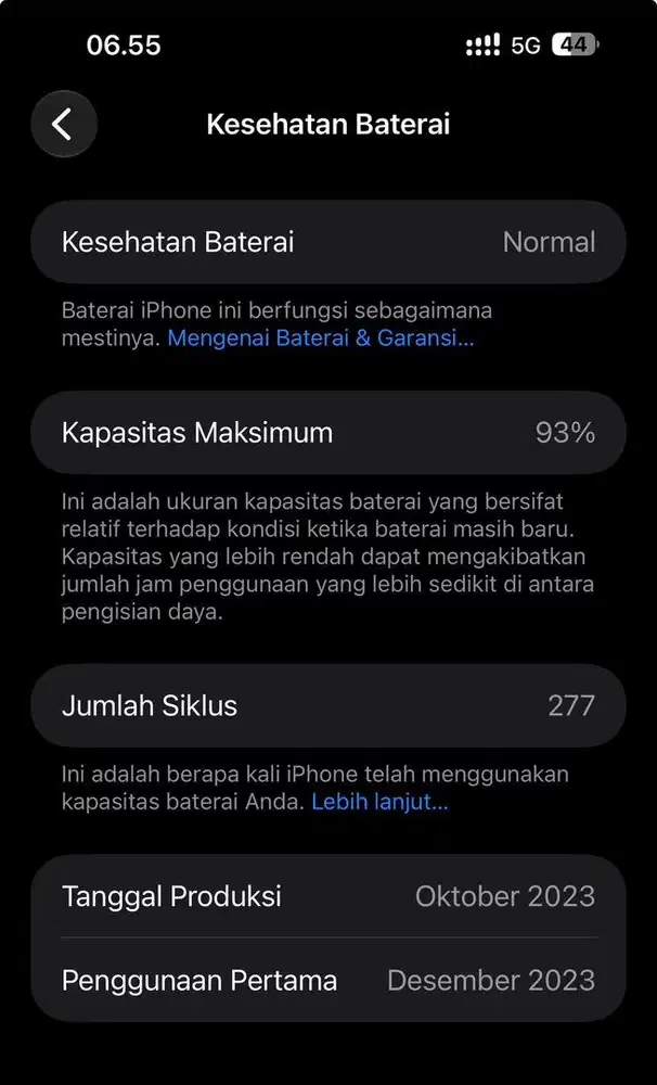 Iphone 15 plus 128 normal likenew (korting 750rb)