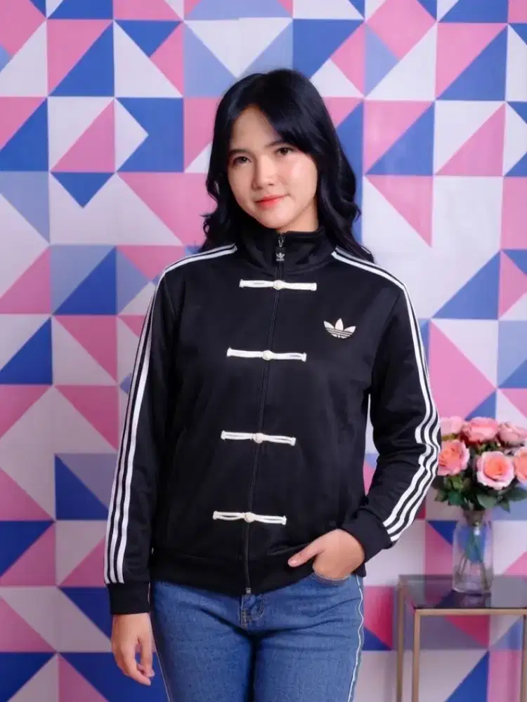 Tracktop cheongsam Adidas pria dan wanita