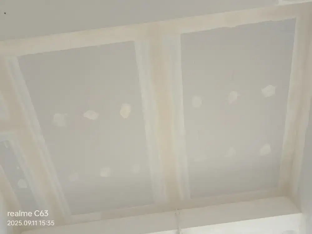 Pemasangan plafond, pvc dan partisi