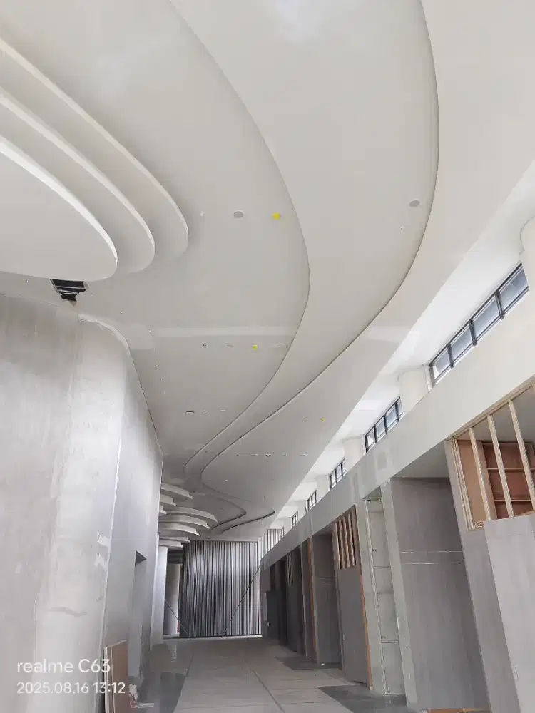 Pemasangan plafond, pvc dan partisi