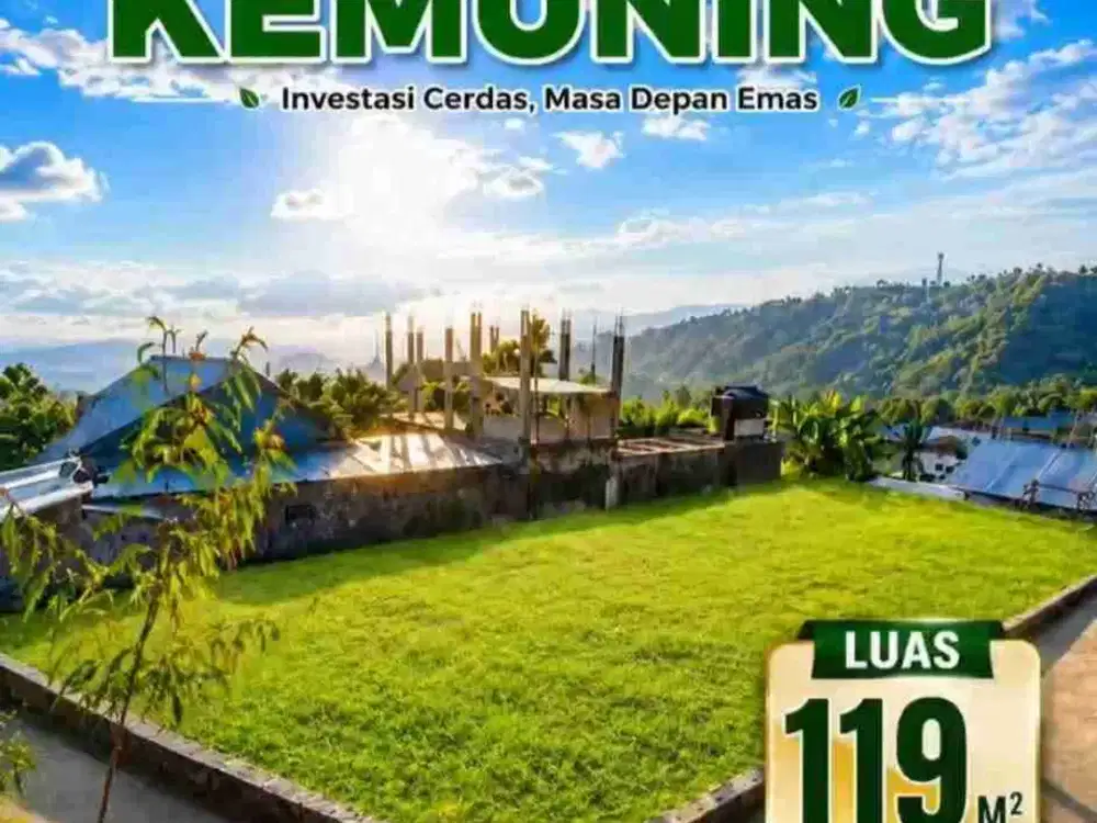 tanah pekarangan di jantung kota  kemuning Karanganyar