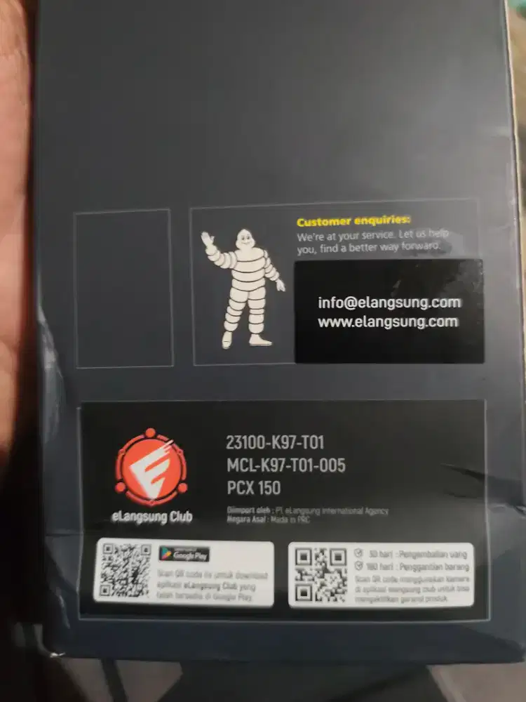 Jual vanbelt michelin k97 baru