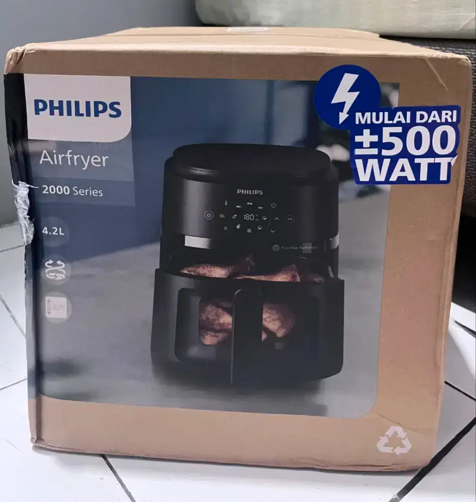 Air Fryer Philips 4.2L NA 220 500 watt Baru