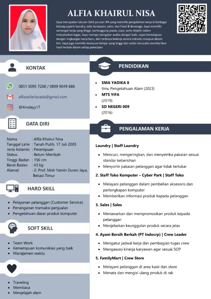 Di cari lowongan pekerjaan apapun yg penting halal