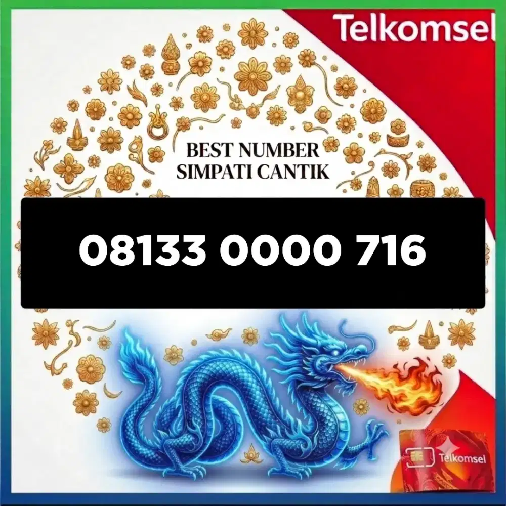 Nomor cantik simpati Telkomsel super