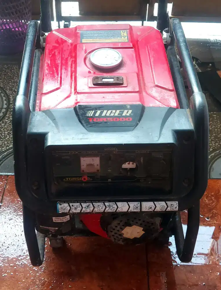 Genset Tiger TGR5000 4,5 kVA - Mesin 4 Tak, Nyala Lancar Siap Pakai
