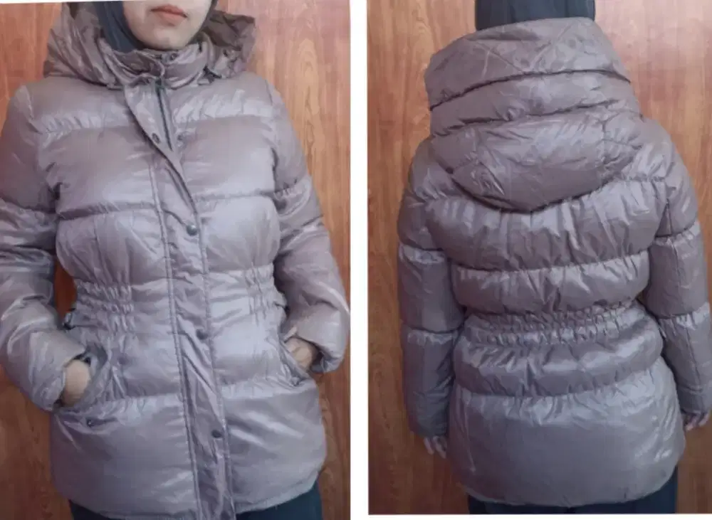 Jacket impor tebal bulu angsa