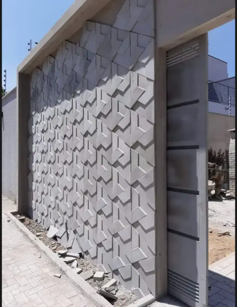 Jual wallpanel 3d beton