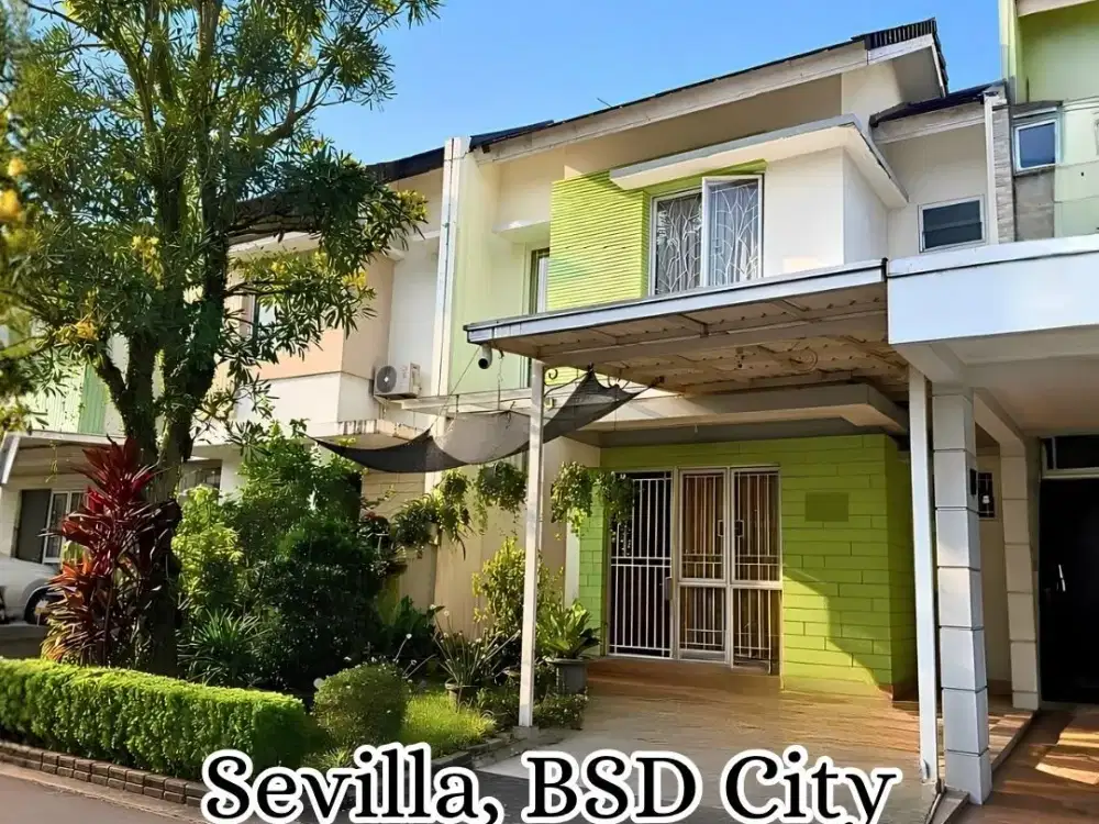 Jual Rumah Di Sevilla BSD Serpong Dekat Bintaro Dan Jakarta