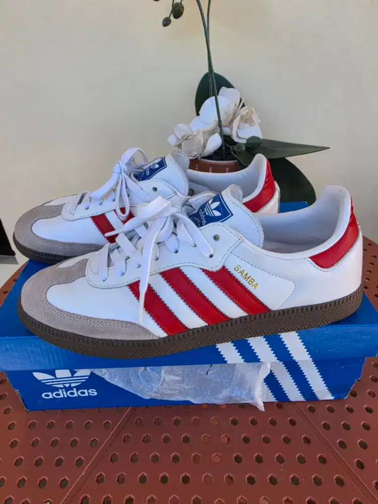 Original Second Sepatu Adidas Samba OG Size 42 Istimewa Siap Pakai
