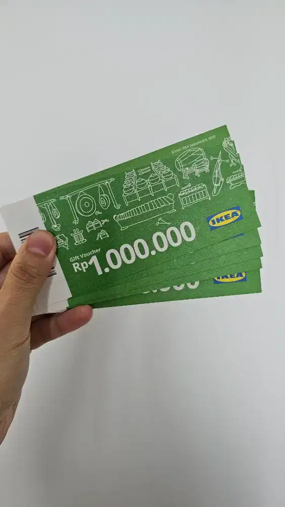 50 Lembar Voucher IKEA ( Furniture, Makan, dll )
