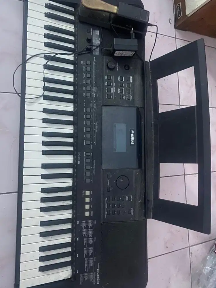 Yamaha PSR E463 Include box dan adaptor