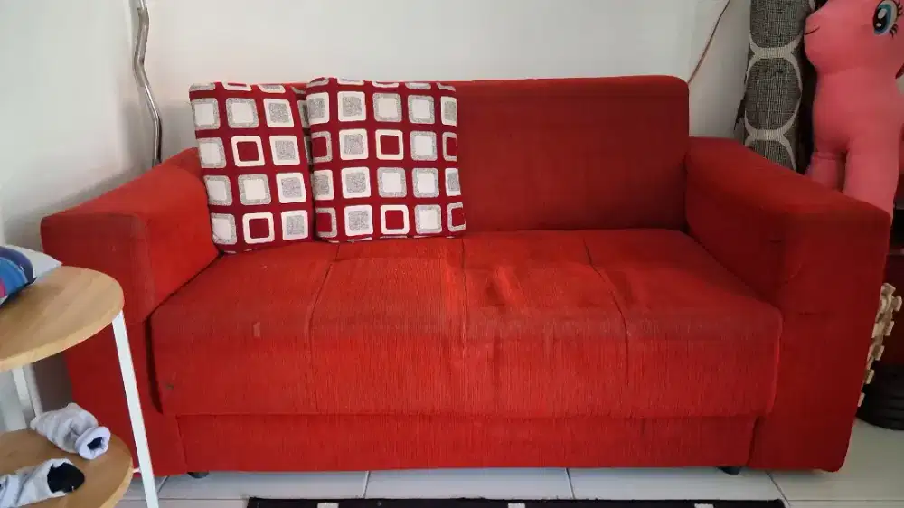 Sofa bekas 2 seater 2 pcs