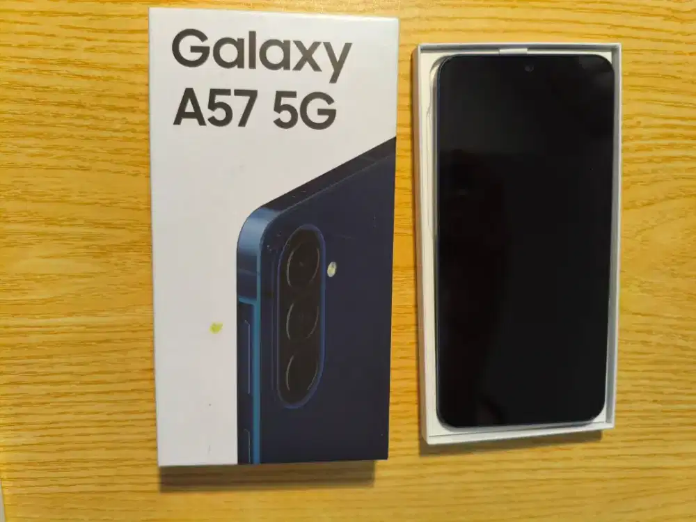 New Samsung A57, baru pakai, Navy