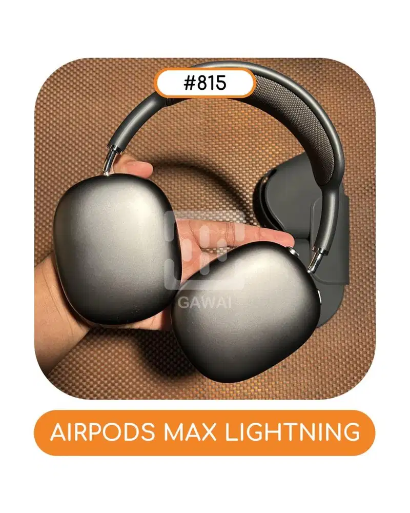#815 Airpods Max Lightning Black