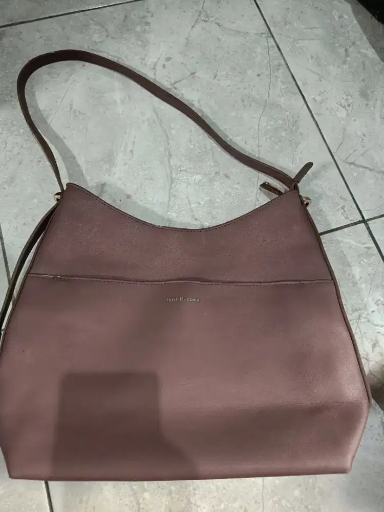 Tas Shoulder Bag Hush Puppies Ungu Mouve