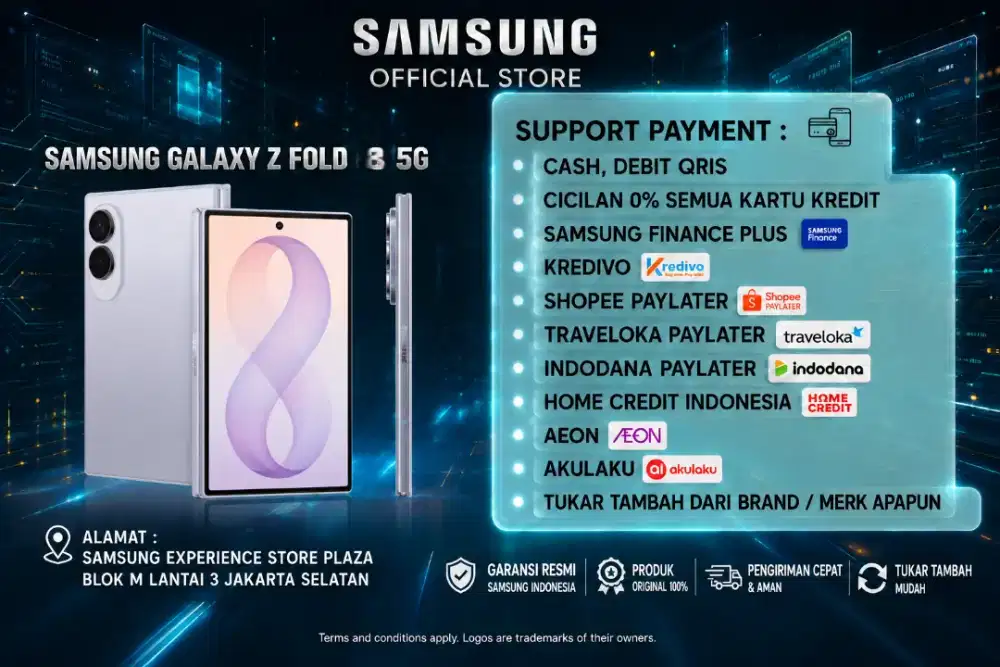 Pre Order Samsung Galaxy Z Fold 8 5G Garansi Resmi SEIN