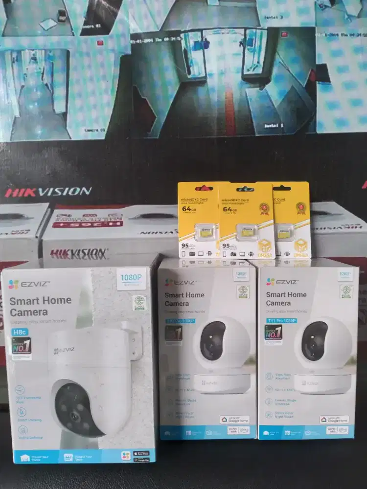 PAKET CCTV EZVIZ, TERIMA BERES