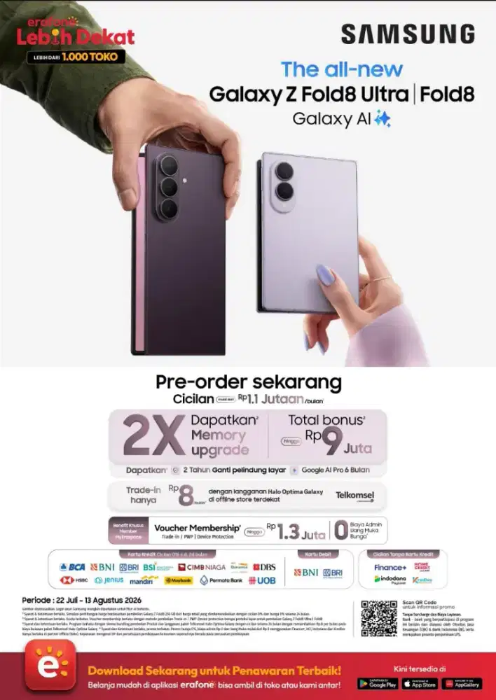 PROMO PREORDER SAMSUNG FOLDABLE SERIES