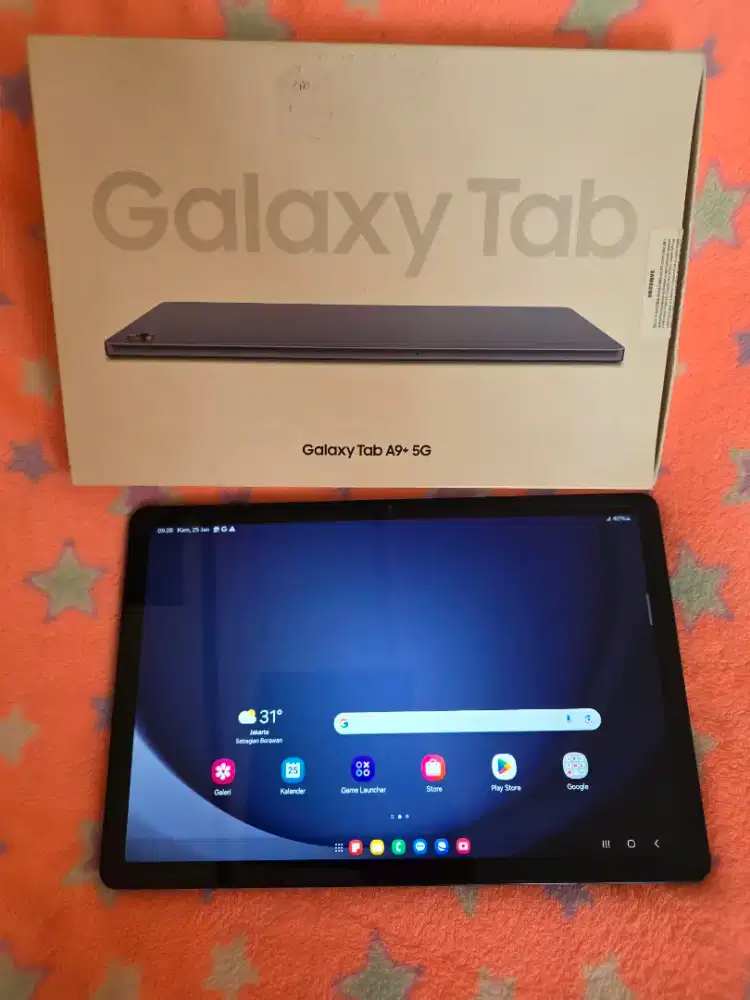 Samsung galaxy tab A9+ 5G fullset resmi sein