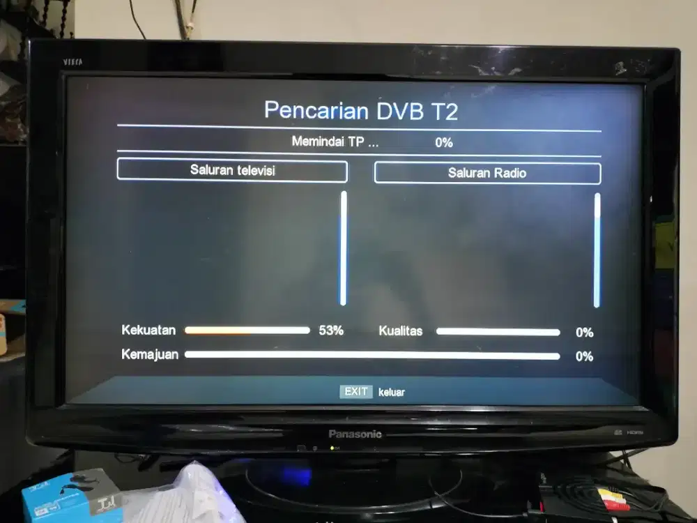 TV LED panasonic viera 32 inch mulus normal beli dari baru