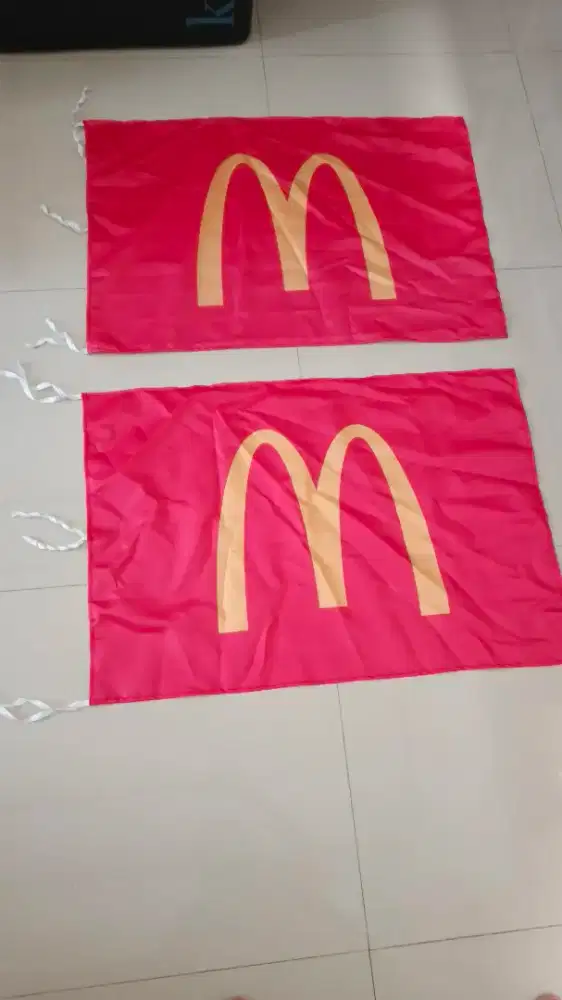 Cetak bendera kain custom logo printing umbul umbul printing fullcolor