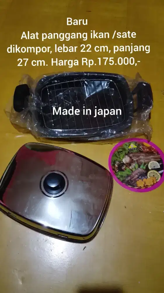 Alat panggang ikan/sate dikompor
