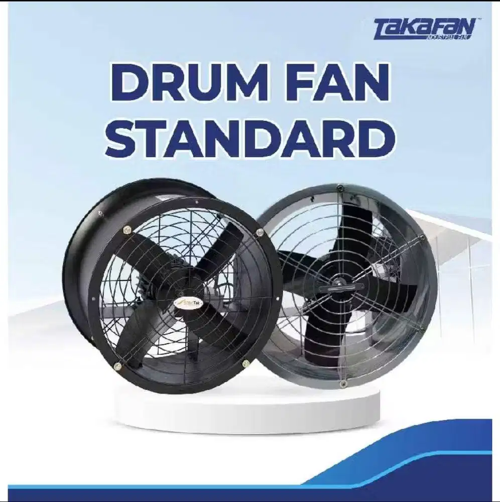 DRUM FAN STANDARD AXIAL BLOWER UKURAN 20 INCH 220V/380V MERK SPECTEK