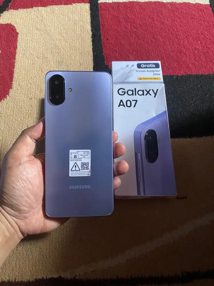 BISMILLAH SAMSUNG A07 RAM 4/128 FULSET MULUS