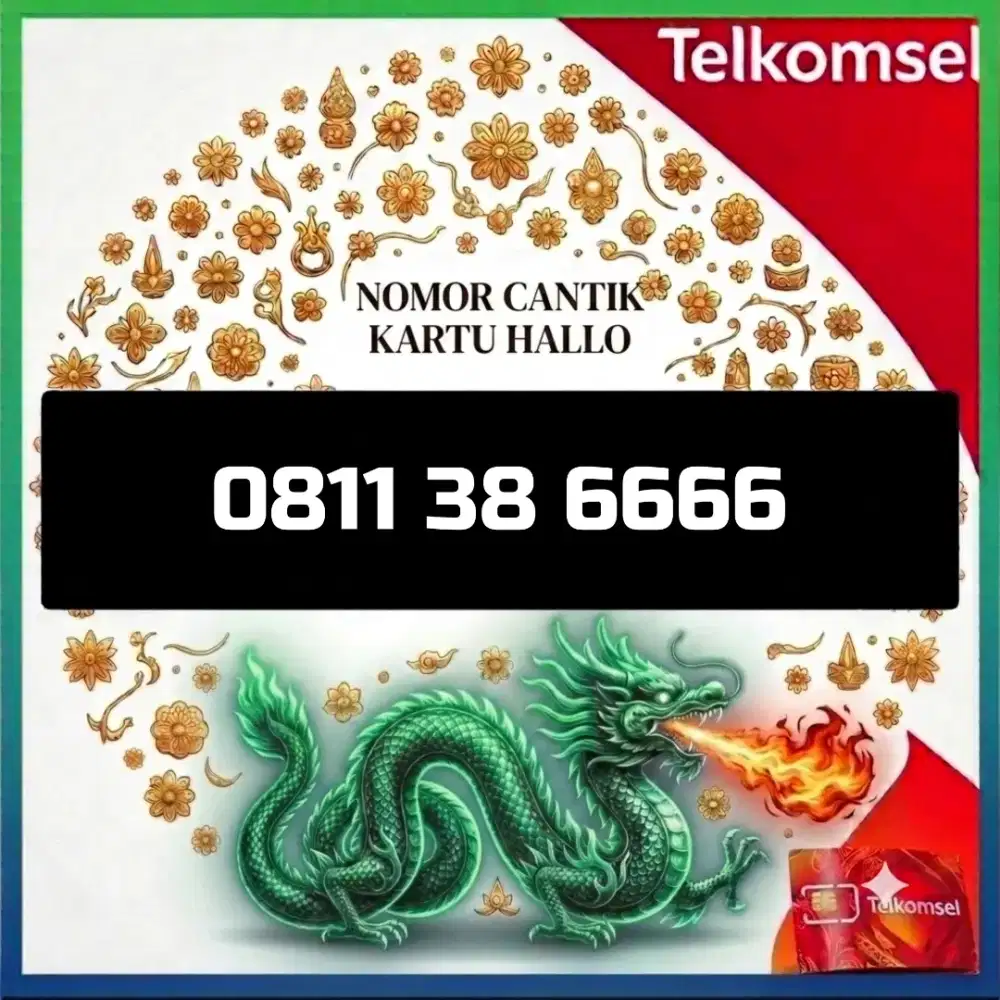 Nomor cantik kartu hallo