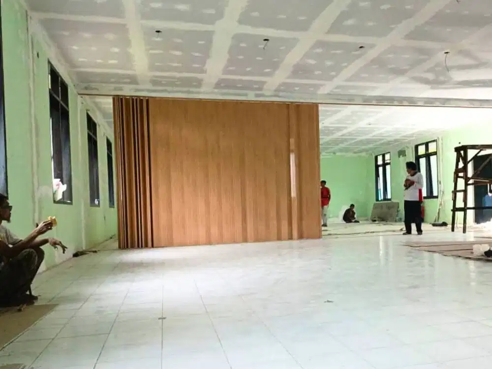 Pasang Partisi/Folding Door PVC untuk Sekat Ruangan Bahan Berkualitas