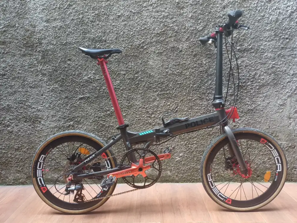 Sepeda lipat police texas 22 inch
