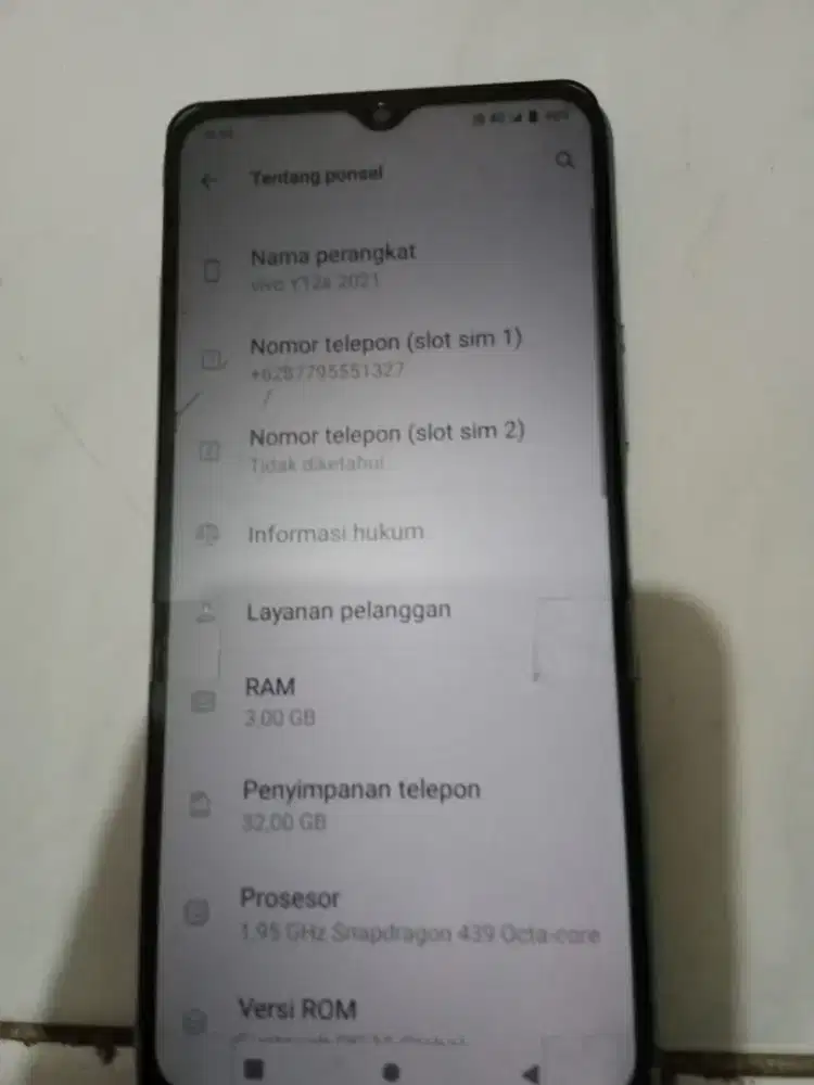 Vivio Y12s ram 3/32.masih normal dipakenya