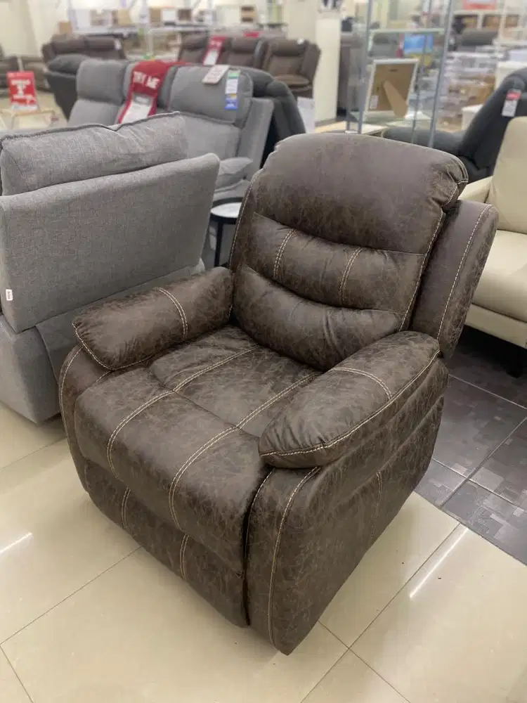 Sofa Recliner Cokelat (1 Seater)