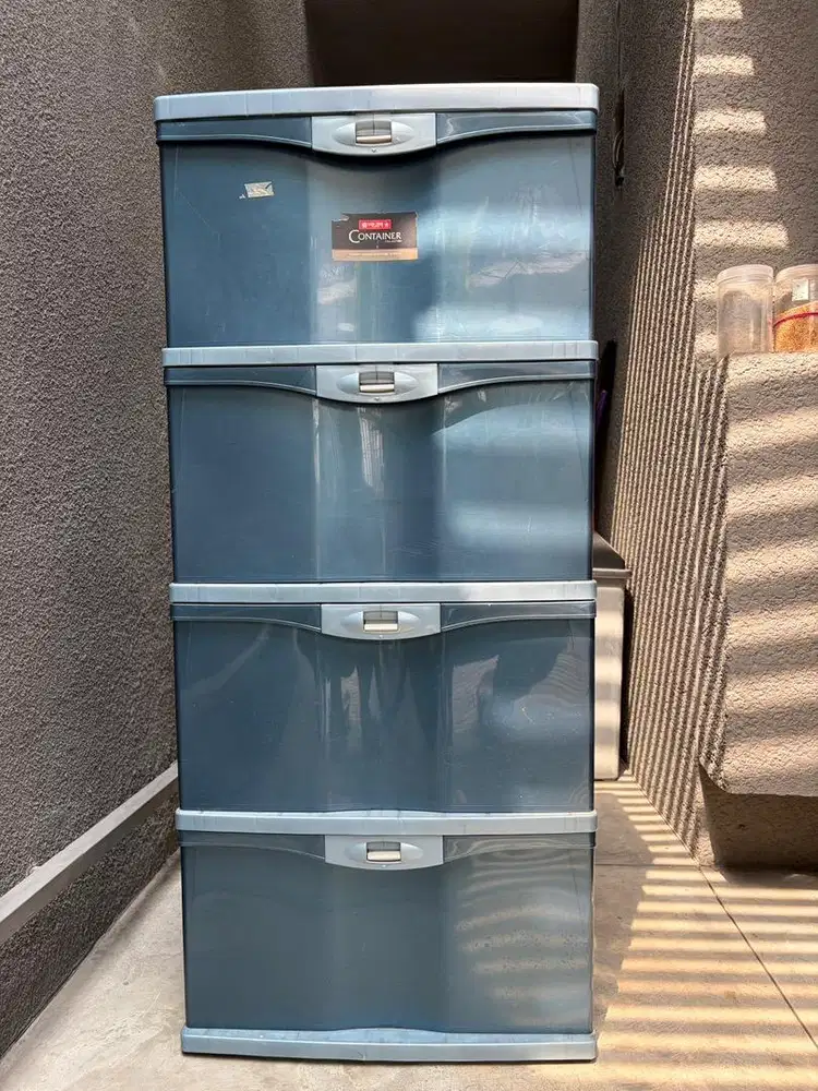 Rak Laci Plastik Container LionStar (4 Laci)
