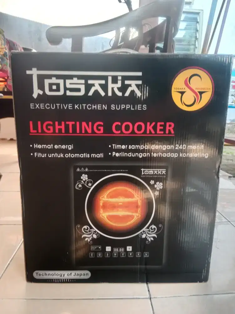 kompor listrik Tosaka Lighting Cooker,