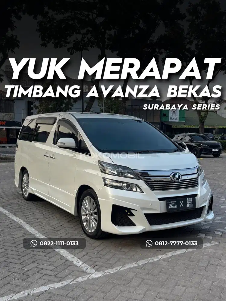 TOYOTA VELLFIRE Z 2.4 AT 2013