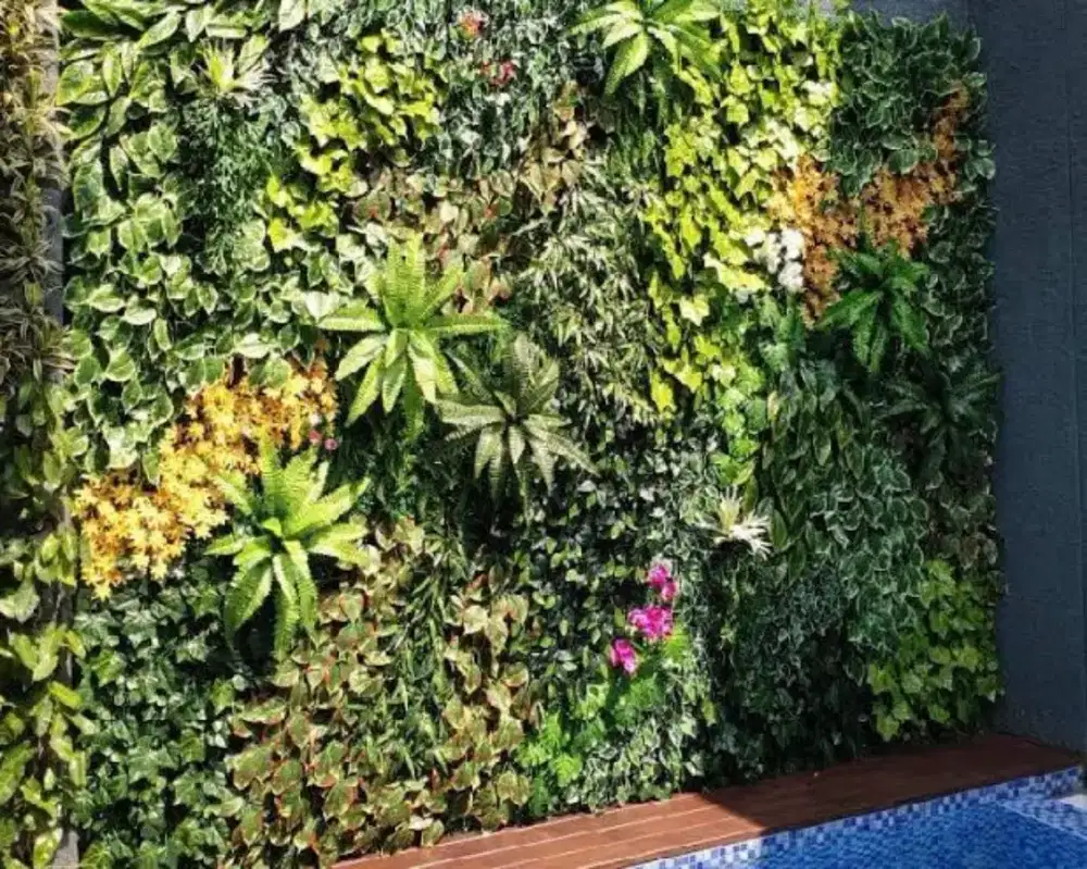 Membuat taman tembok/ pertikal garden terdekat