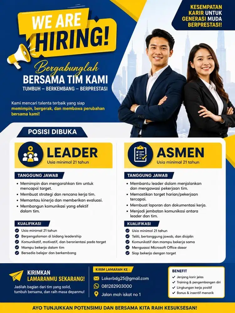 Lowongan kerja Bandung