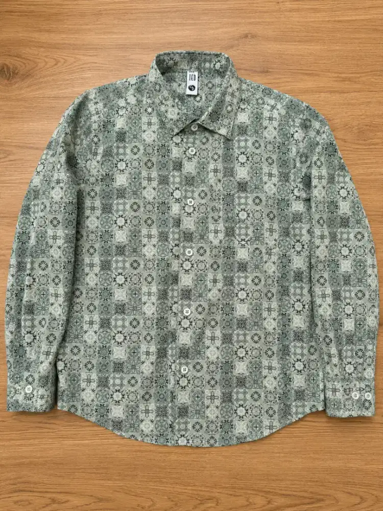 Kemeja Pria Lengan Panjang Motif Premium