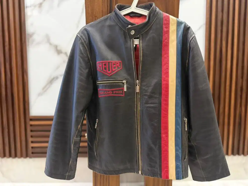 Jaket Kulit TAG HEUER Original