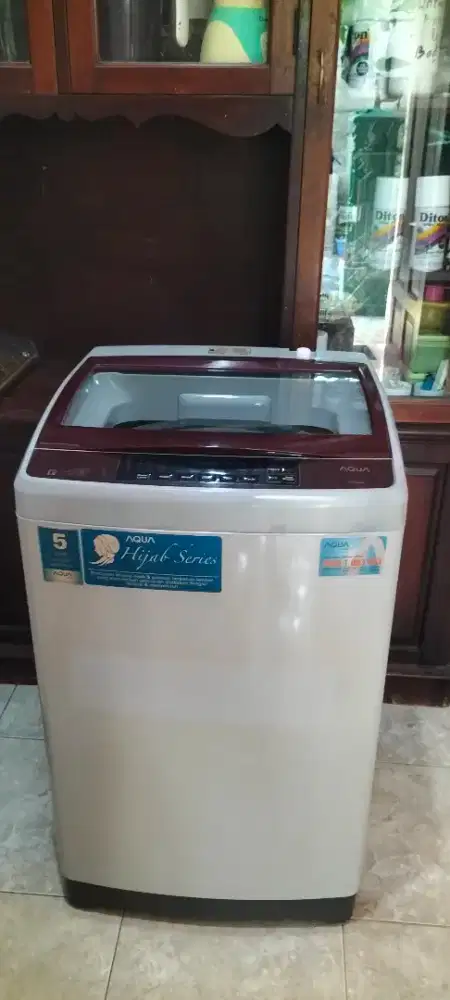Mesin cuci 1tabung Aqua,type:AQW98DD,9kg normal Bekasi Utara,Rp1.400