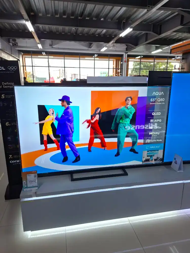 AQUA QLED TV 65INC CICILAN TANPA KARTU KREDIT TANPA DP