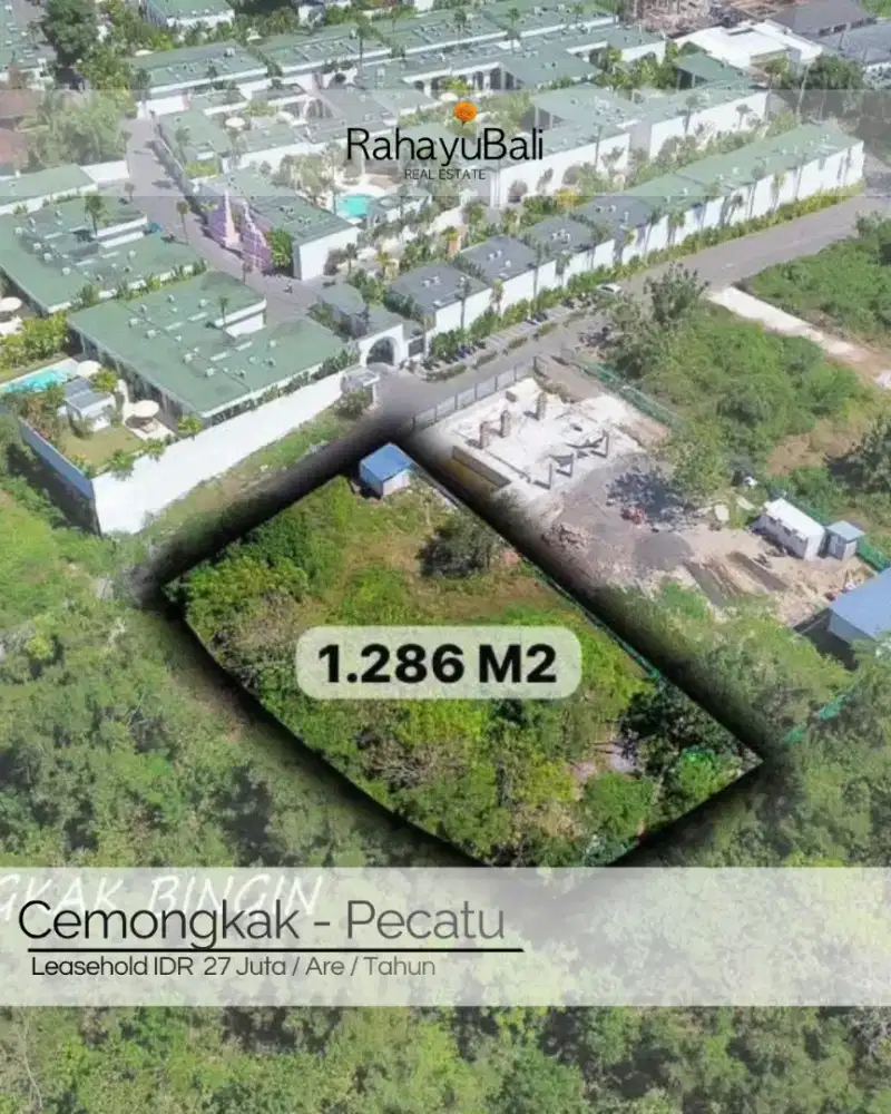 Premium land in cemongkak for LEASE