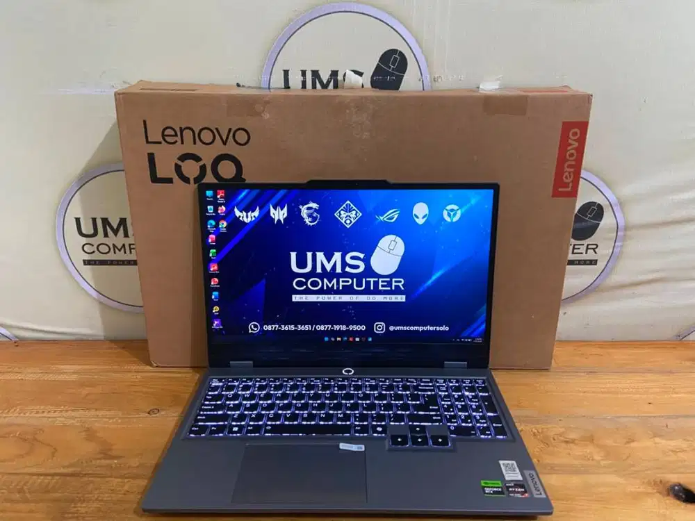 LENOVO LOQ 15ARP9 AMD Ryzen 7-7435HS RAM 12GB SSD 512GB RTX 4060
