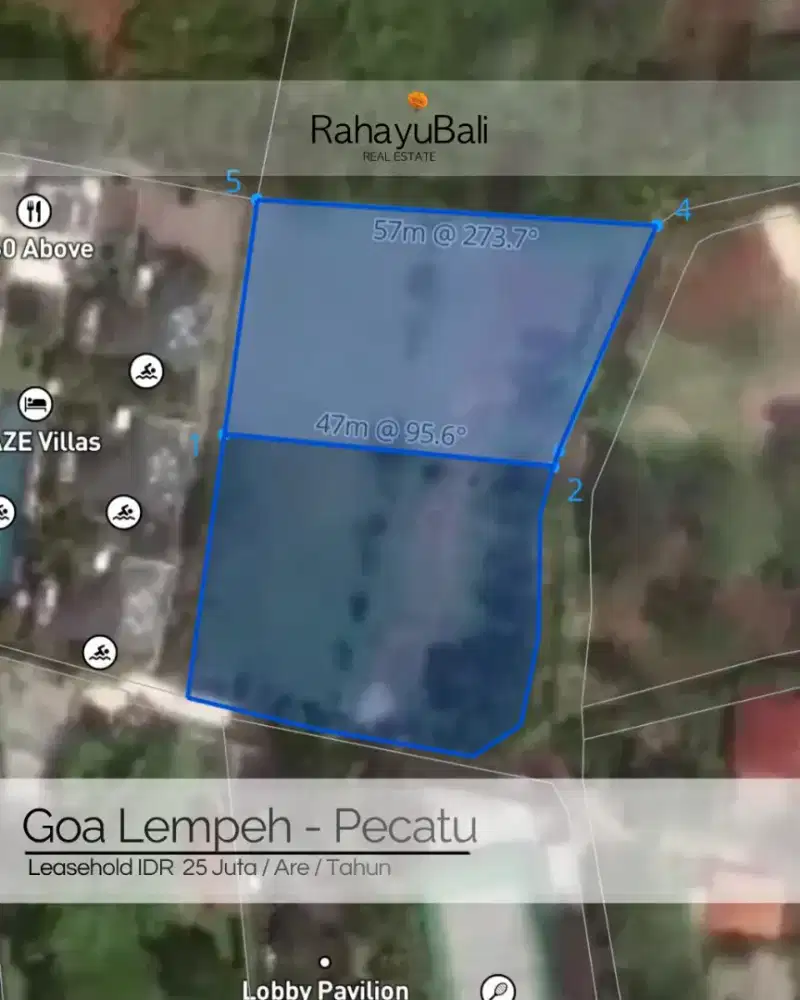 Leasehold land in Pecatu